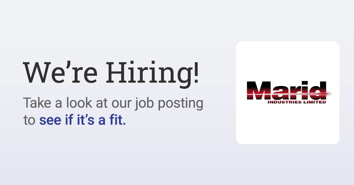 Marid Industries Maintenance Technician